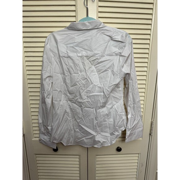 Ellen Tracy Button Down Long Sleeve Shirt SIZE L - Picture 3 of 5